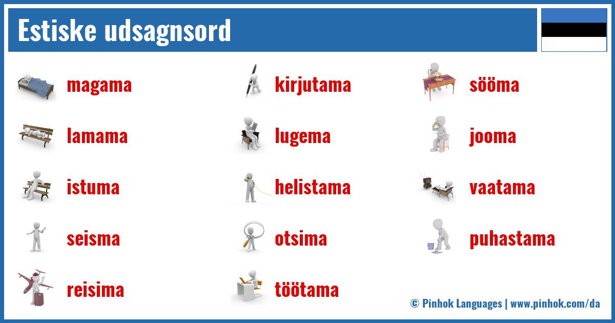 Estiske udsagnsord