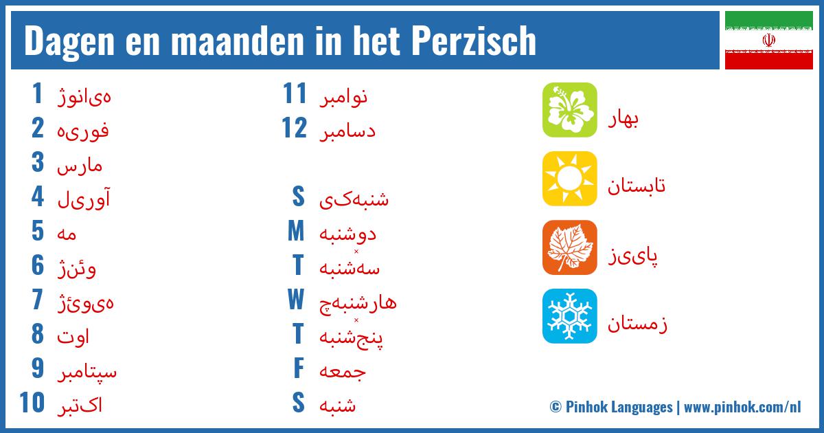 Dagen en maanden in het Perzisch