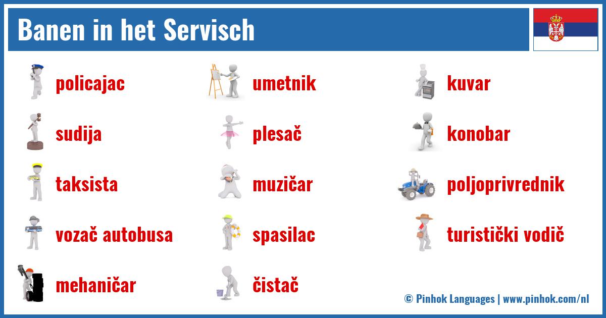 Banen in het Servisch