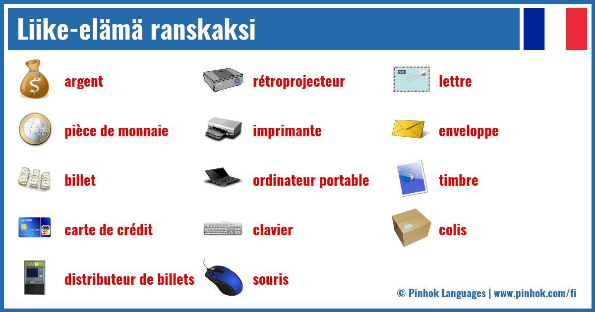 Liike-elämä ranskaksi