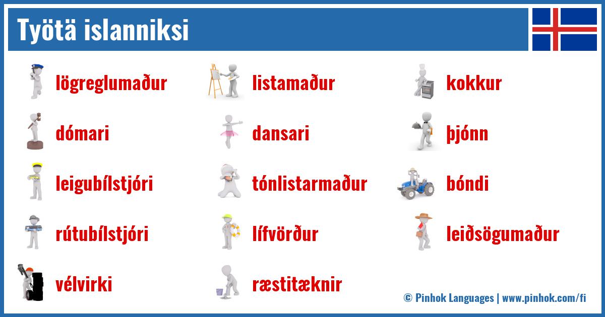 Työtä islanniksi