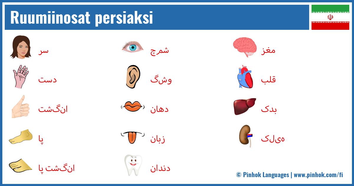 Ruumiinosat persiaksi