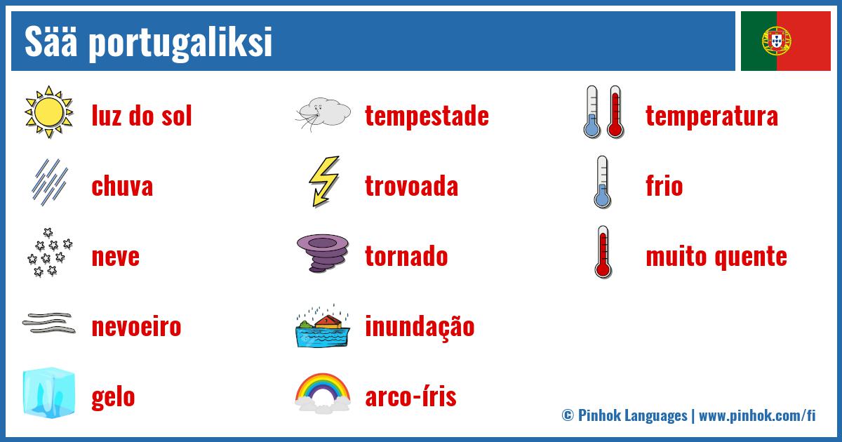 Sää portugaliksi