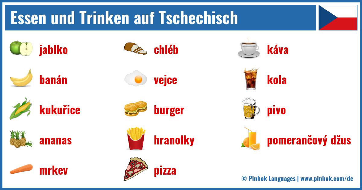 Essen und Trinken auf Tschechisch