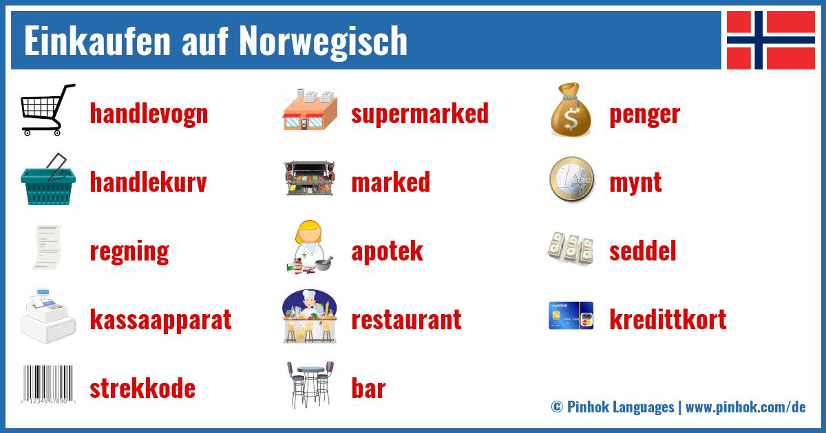 Einkaufen auf Norwegisch