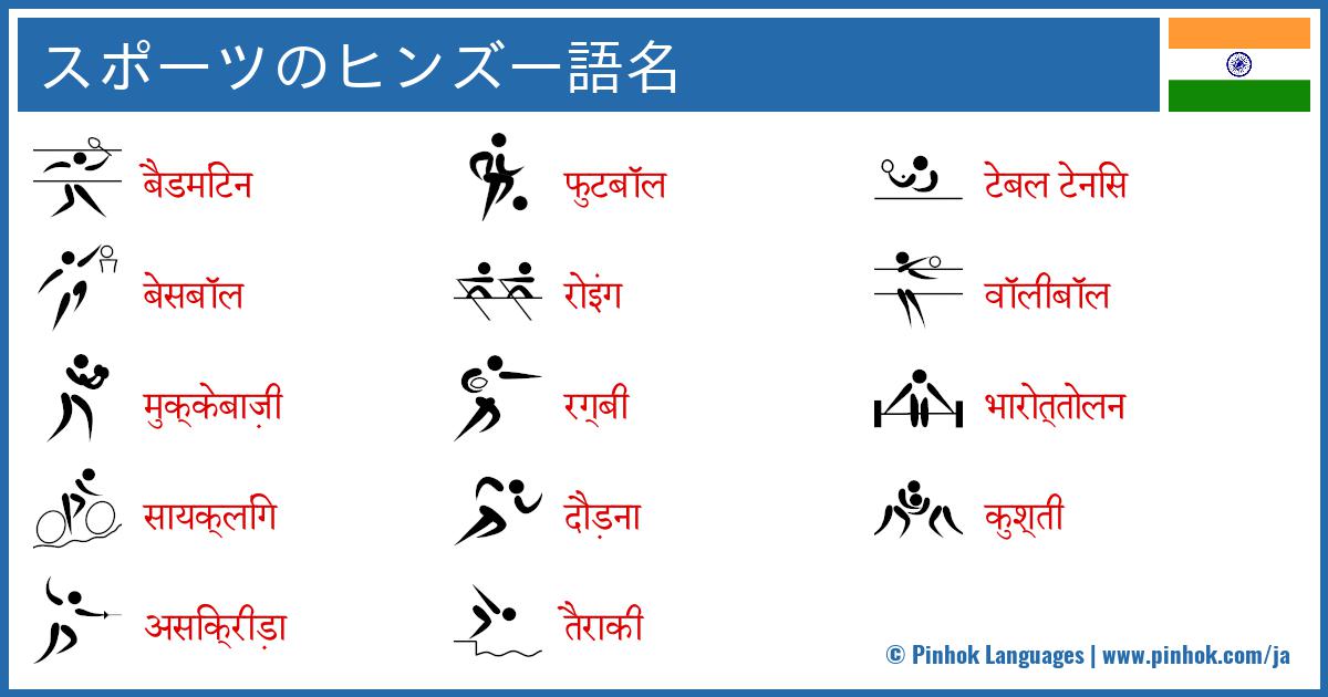 スポーツのヒンズー語名