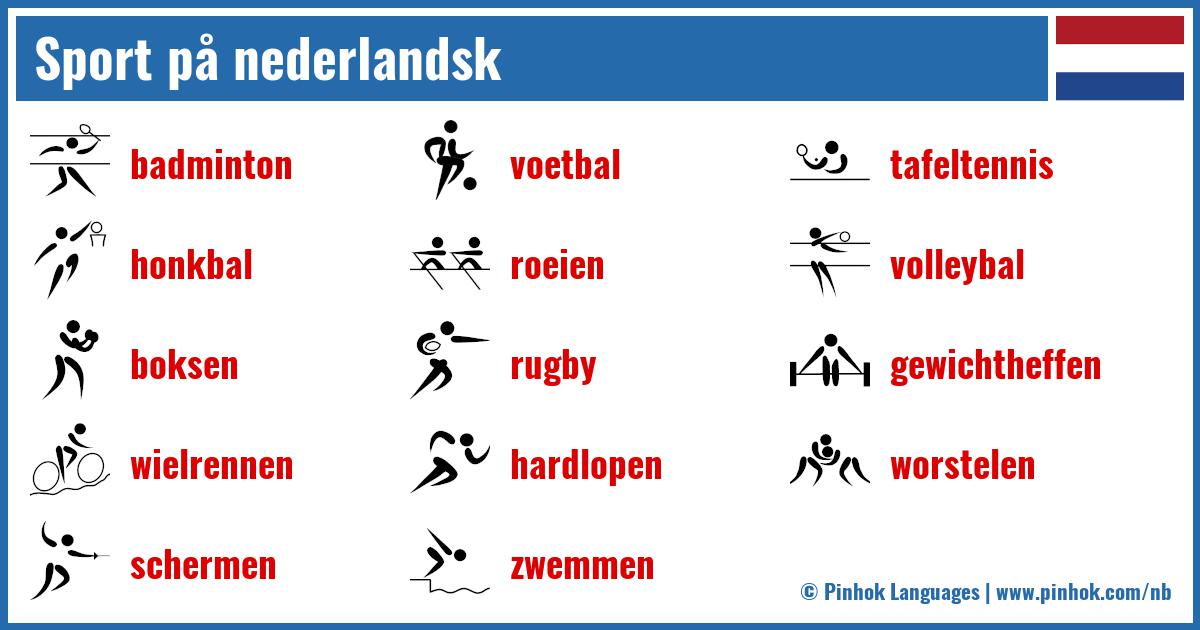 Sport på nederlandsk