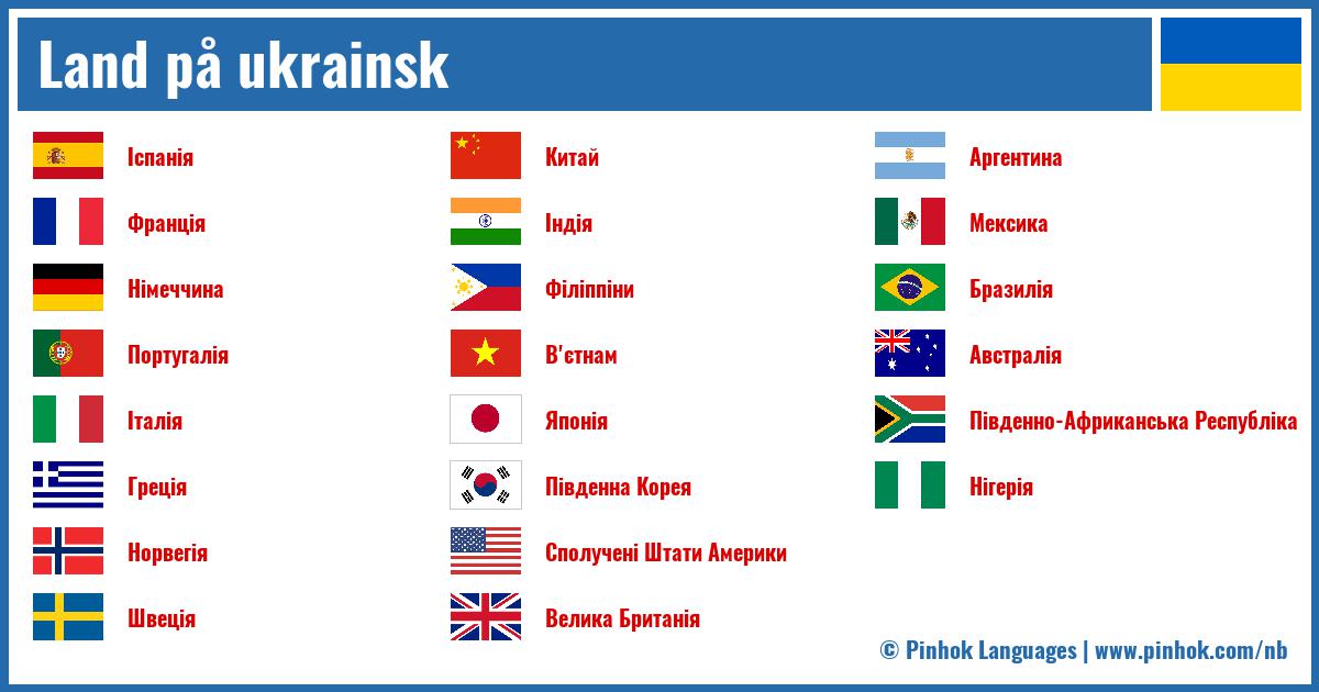 Land på ukrainsk